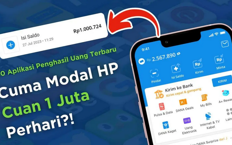 20 Aplikasi Penghasil Uang Tercepat dan Terbukti Membayar