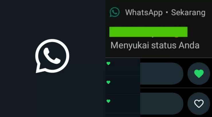 Cara Like Status WhatsApp (WA) di Android dan iPhone