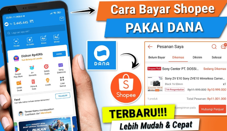 Cara Bayar Shopee Pakai DANA Terbaru, Mudah dan Cepat