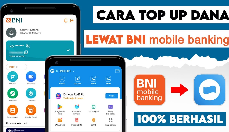 Cara Transfer BNI ke DANA Lewat BNI Mobile dan ATM